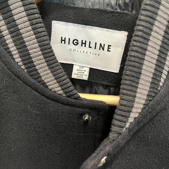 Men’s Highline Collective Graphic Varsity Jacket - Picture 4 of 4